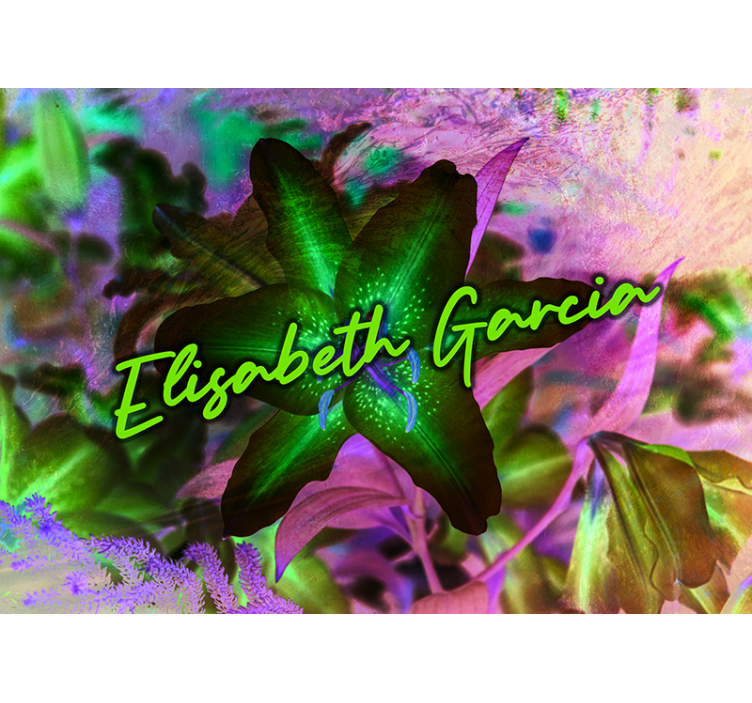 Lily Floral Elegance flower mural - TenStickers