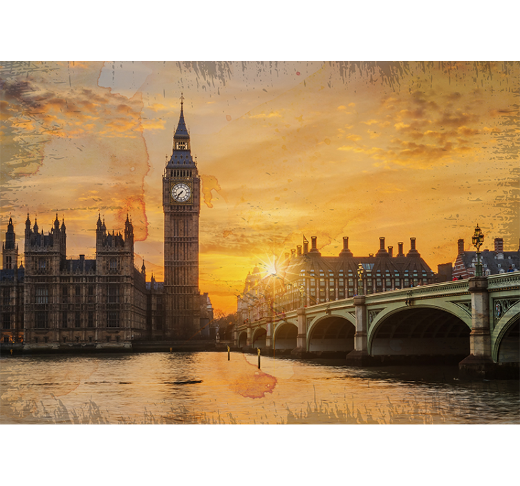 Sunrise in London Wall Mural - TenStickers