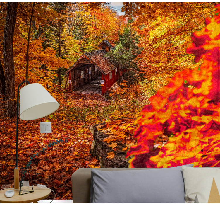 Autum Landscape tree mural - TenStickers
