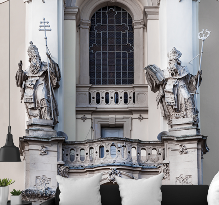 Classical door optical illusion 3D Wall Mural - TenStickers