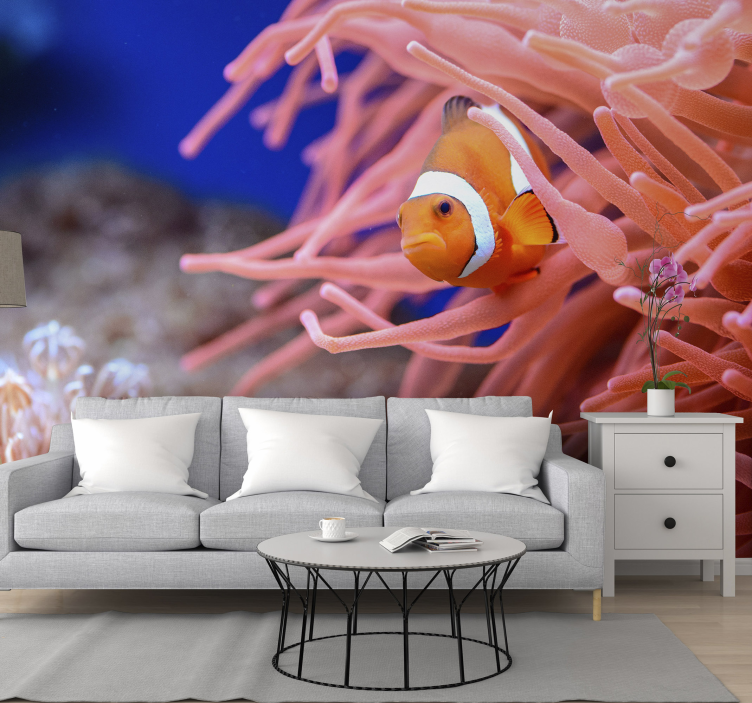 Clownfish animal wall mural - TenStickers