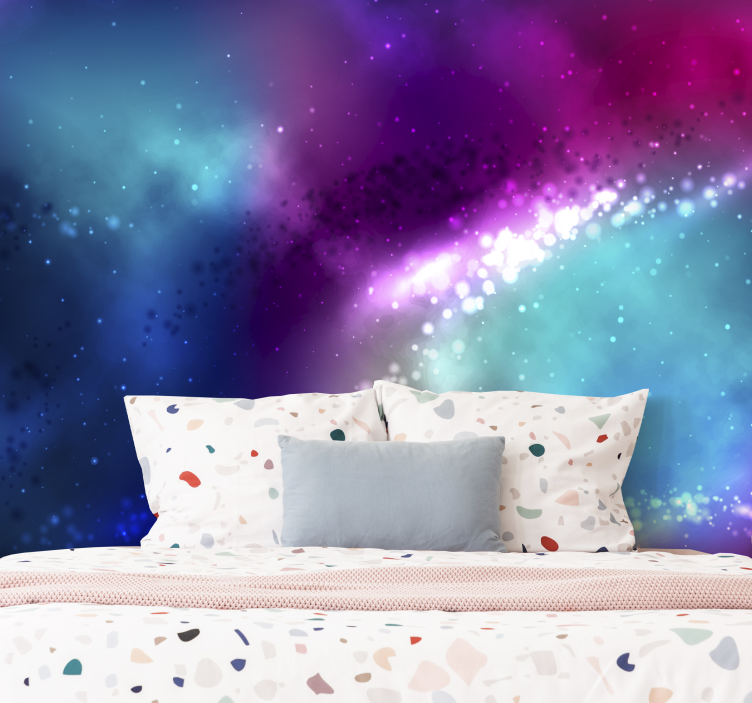 Cosmic Galaxy Design space mural - TenStickers