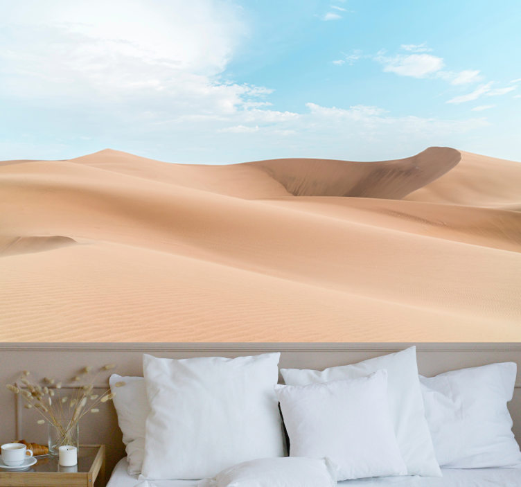 Desert mural serene sand dunes - TenStickers