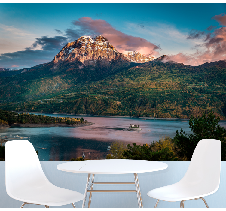 Grand alpine landscape landscape mural wallpaper - TenStickers