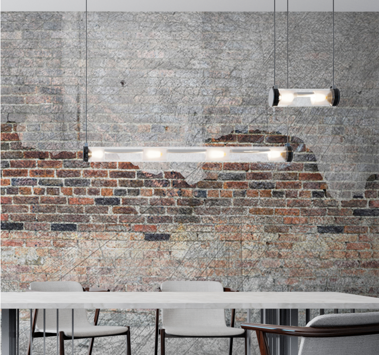 Industrial Broken Walls modern wall mural - TenStickers