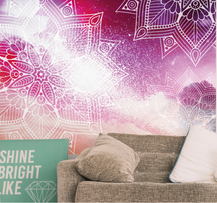 Mandala wall mural elaborate mandala designs - TenStickers