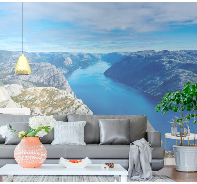 Preikestolen Norway wall mural - TenStickers