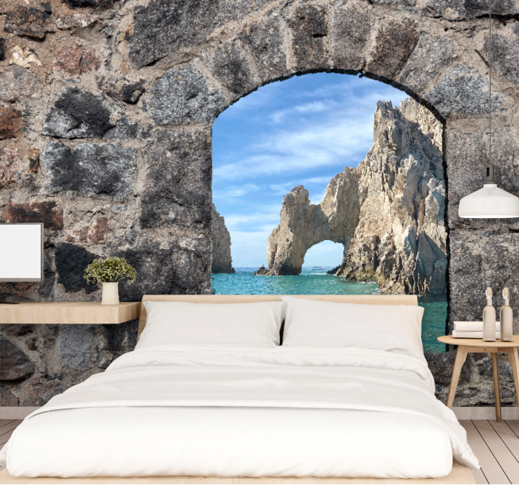 Rocky Arch View sea mural - TenStickers