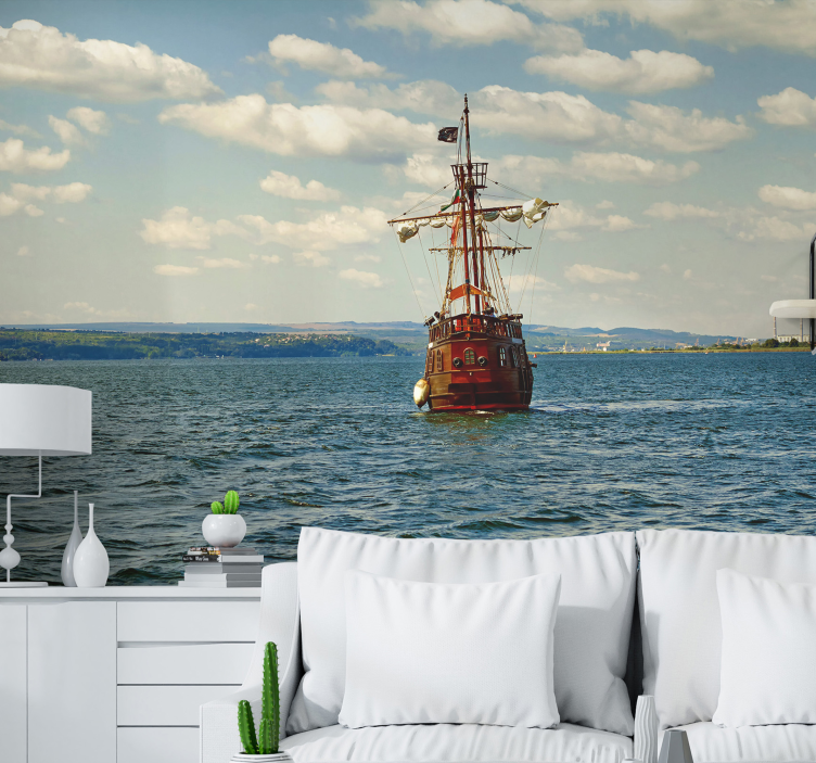 Sailing Ship Adventure vehicle mural - TenStickers