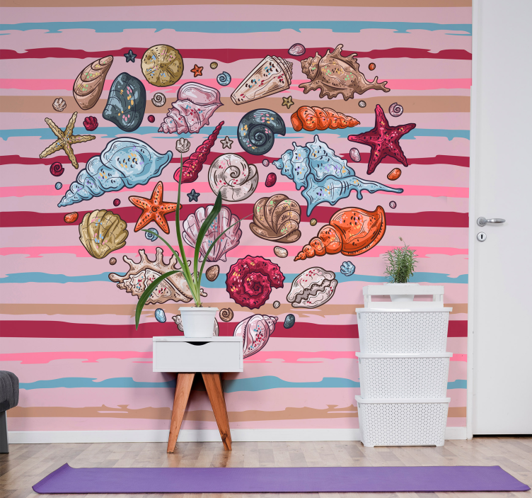 Sea love animal wall mural - TenStickers