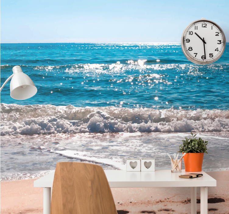 Sea mural beachside serenity - TenStickers