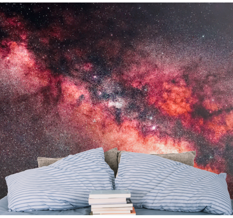 Space mural galactic nebula scene - TenStickers