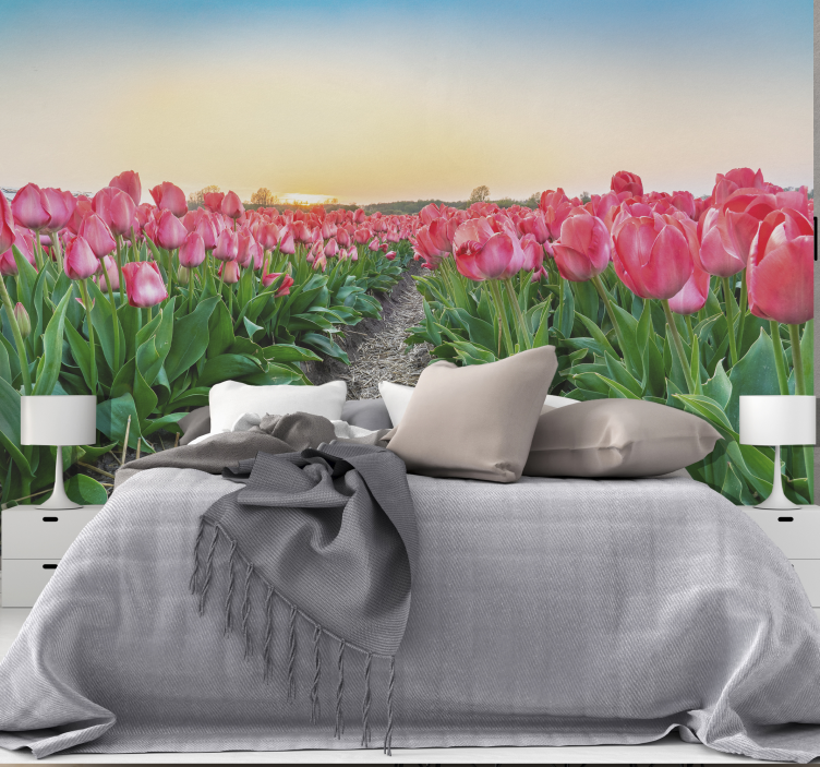Spring flowers 3D Wall Mural - TenStickers