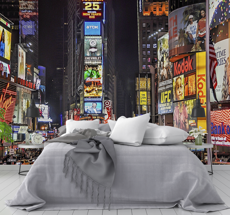 Times Square New York wall mural - TenStickers