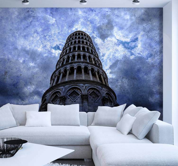 Tower of Pisa wall mural for your walls - TenStickers