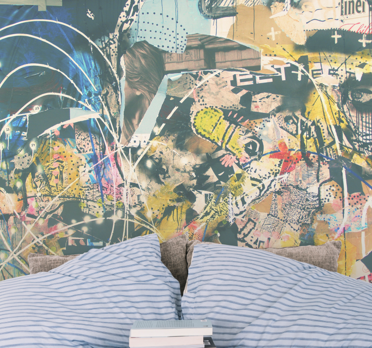 Urban Street Art graffiti wall mural - TenStickers