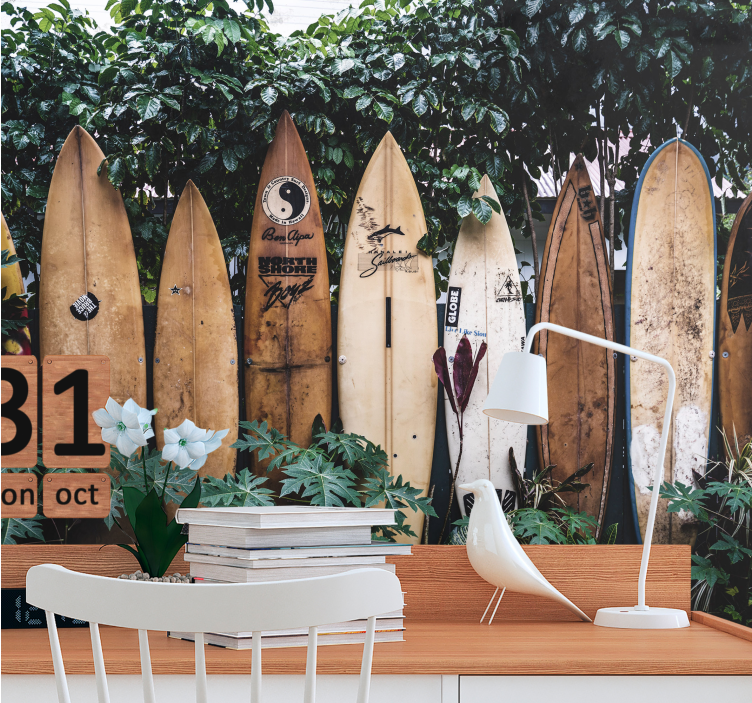 Vehicle mural surfboards on show - TenStickers