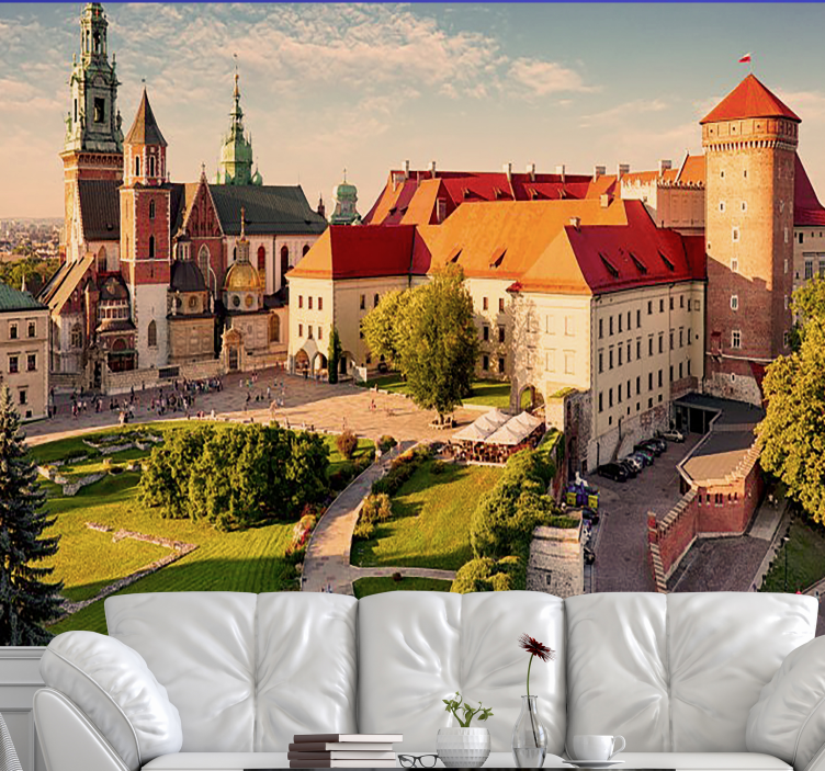 Wawel in Cracow wall mural - TenStickers