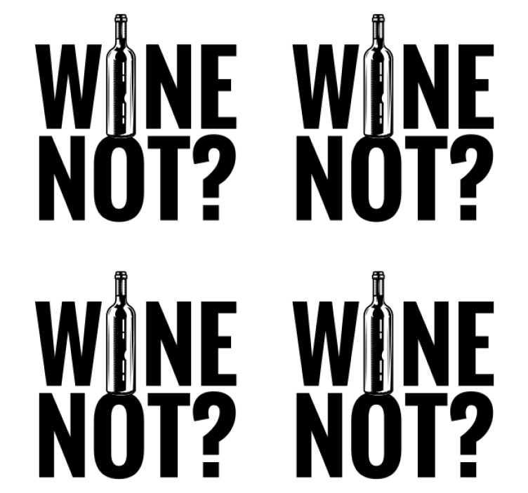 Cheers to good times text coasters - TenStickers