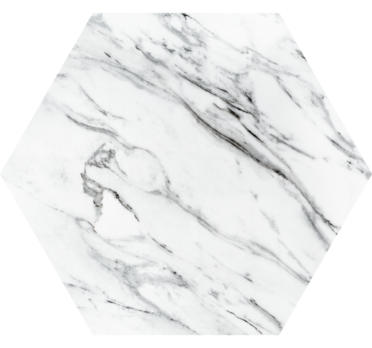 Coasters with hexagonal marble design - TenStickers