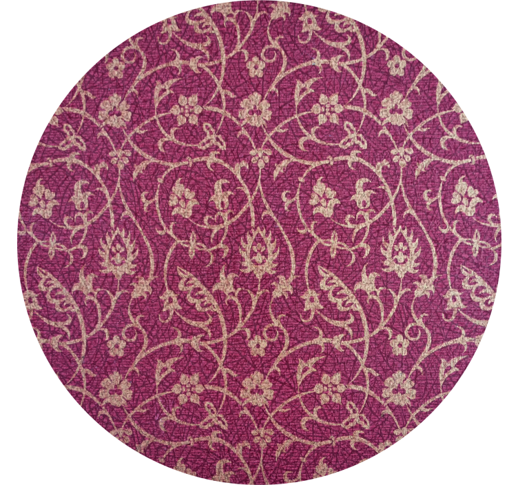 Floral motif surface coasters - TenStickers