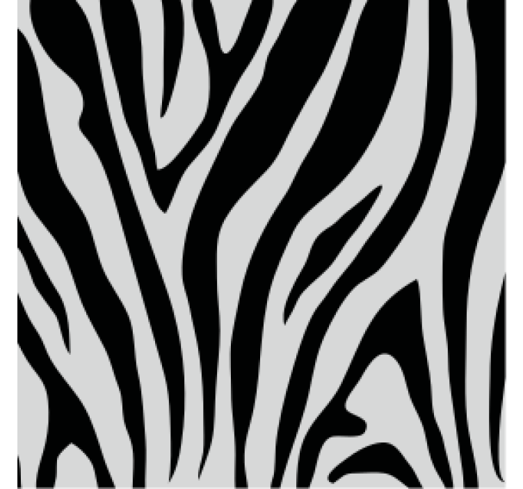 Zebra stripe pattern coasters - TenStickers