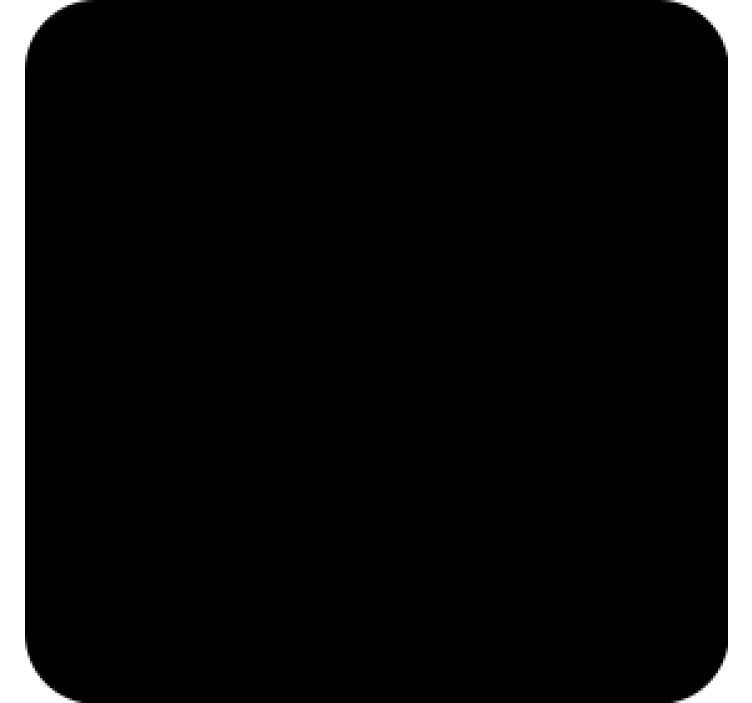 Simple square surface coasters - TenStickers