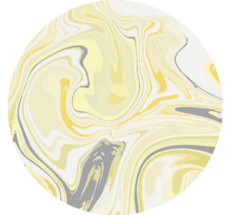 Coasters marbled yellow swirl design - TenStickers