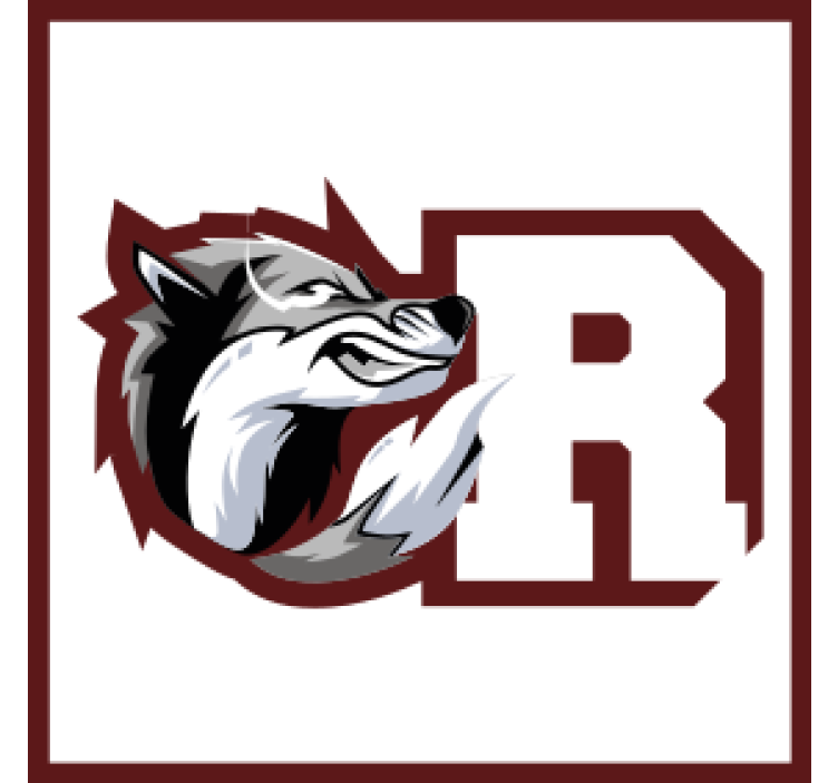 Personalised coasters with wolf crest monogram - TenStickers