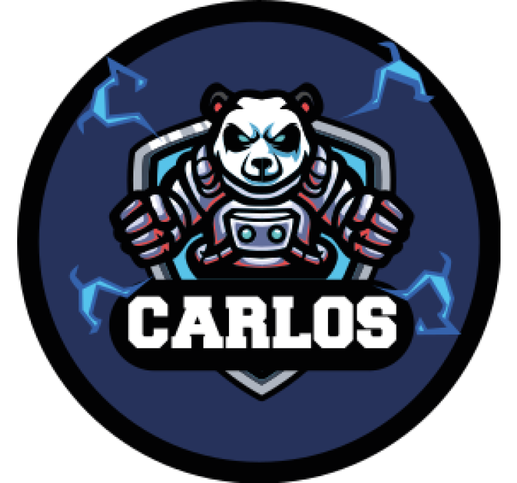 Beer mats with personalized panda emblem - TenStickers