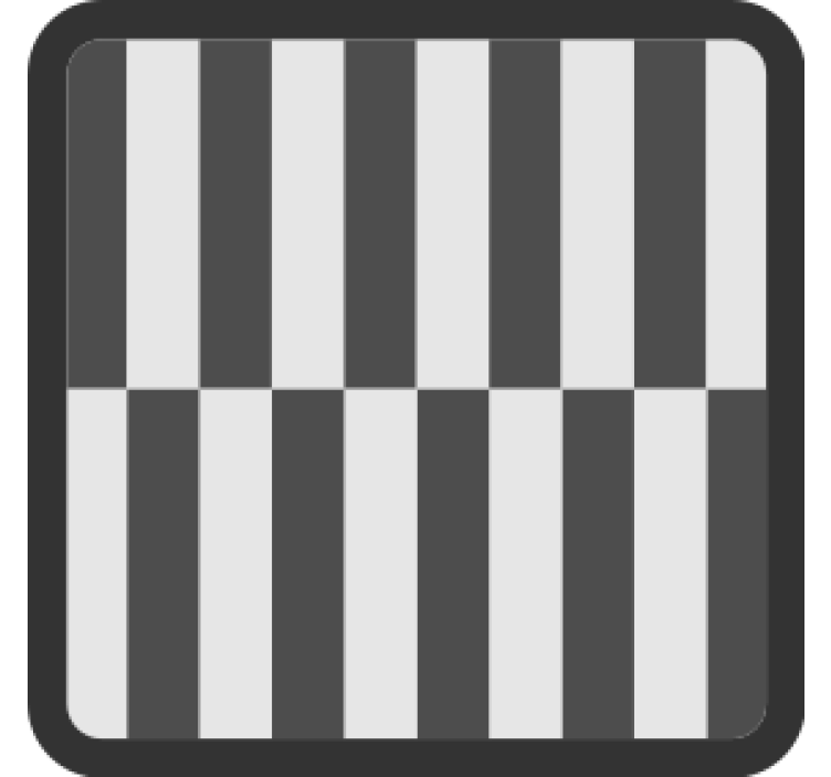 Coasters with striped surface pattern - TenStickers
