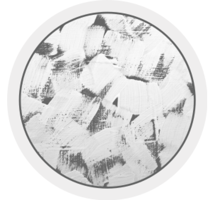 Coasters abstract monochrome brushstrokes - TenStickers