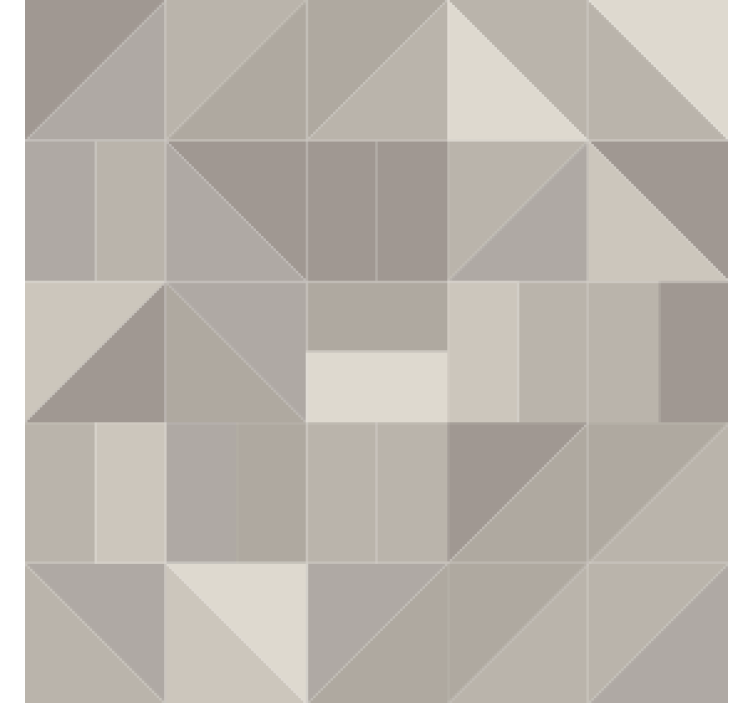 Coasters with geometric triangle design - TenStickers