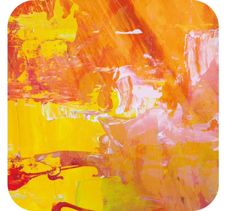 Vibrant abstract splash beer mats - TenStickers
