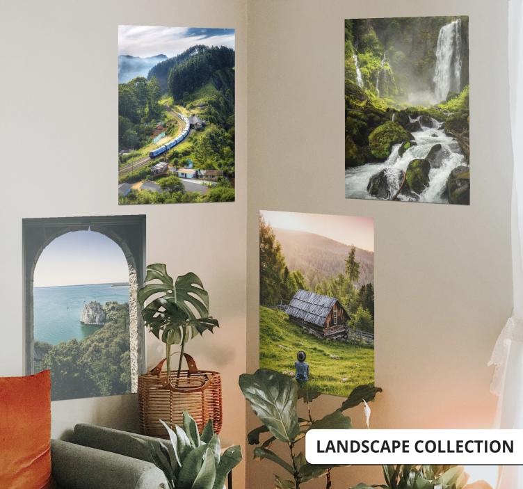 Landscape sea views poster - TenStickers