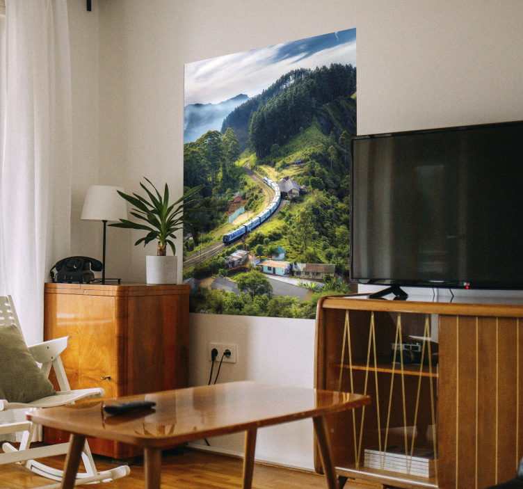 Landscape scenery train poster - TenStickers