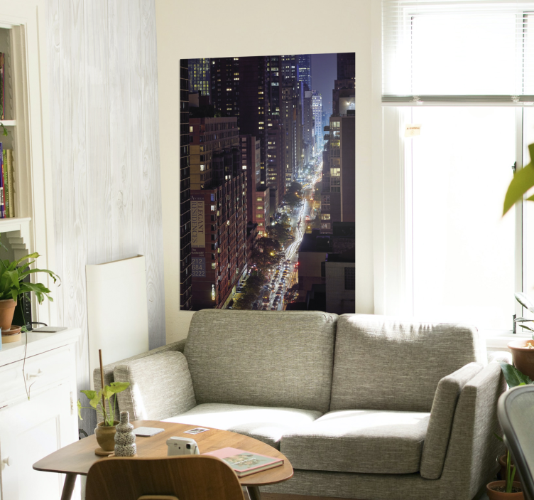 New York City buildings poster - TenStickers