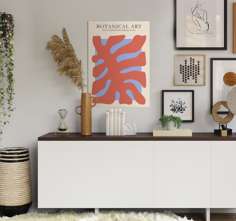 Coral design poster print - TenStickers