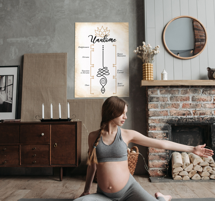 Unalome is a spiritual symbol in Buddhism representing the journe - TenStickers