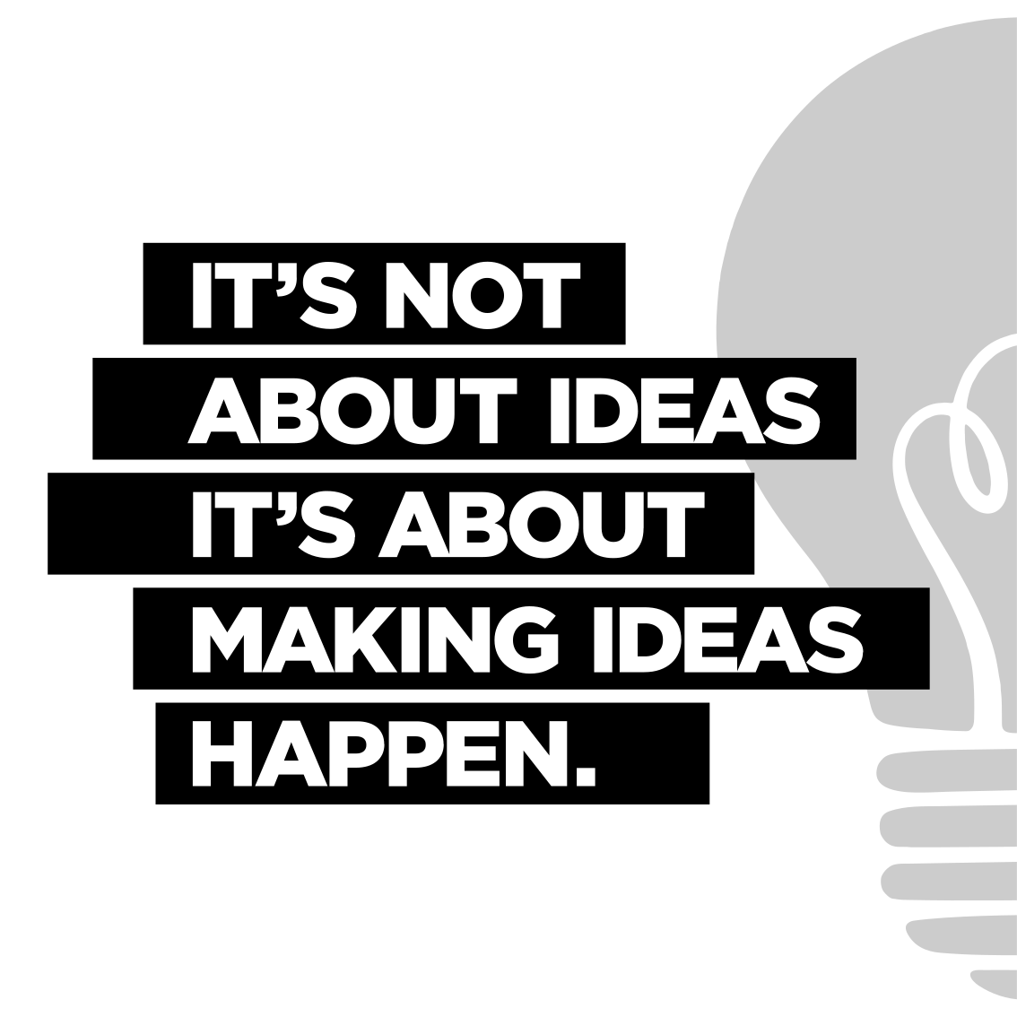 Inspiring office poster for creative ideas - TenStickers