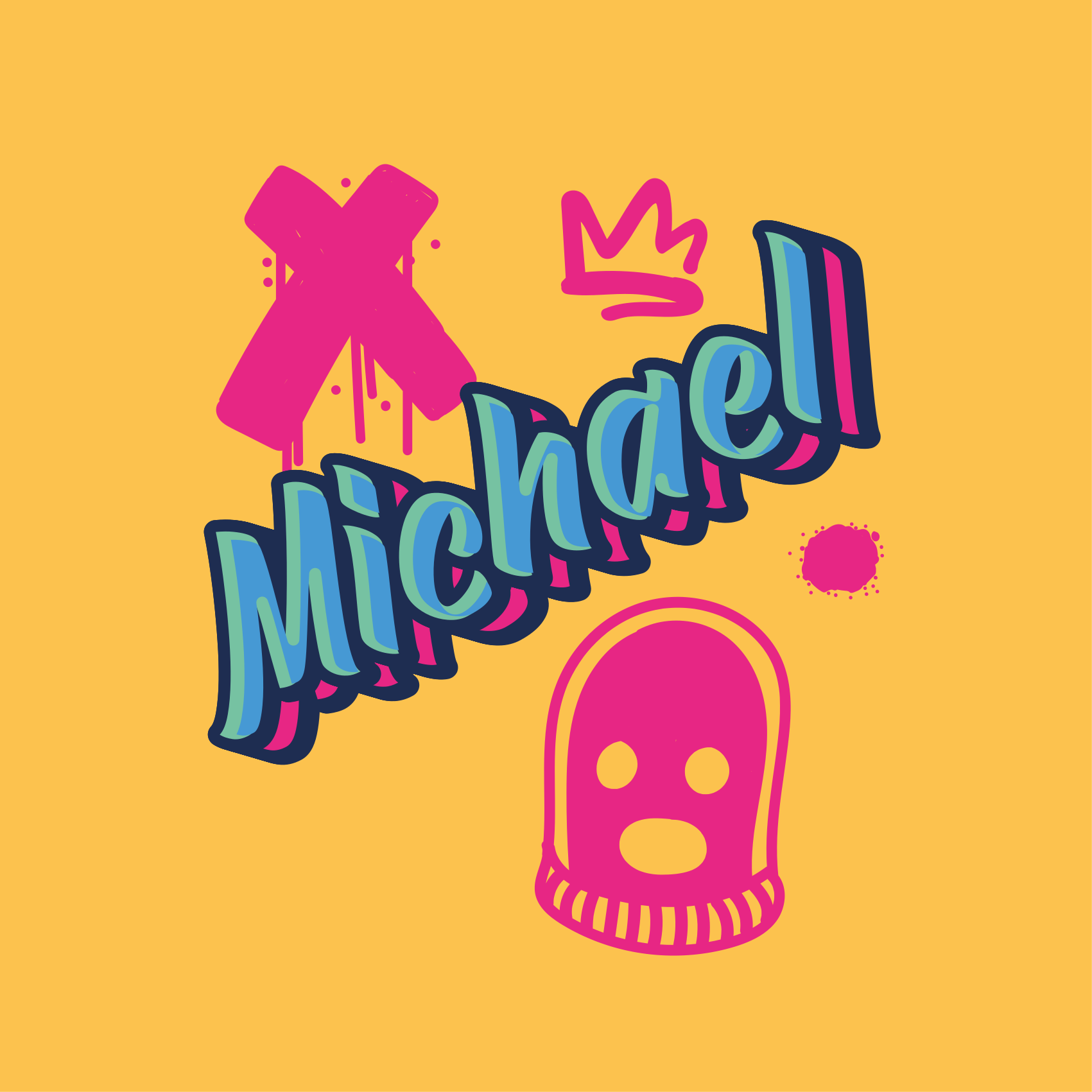 Bold lettering expression poster for teenager - TenStickers