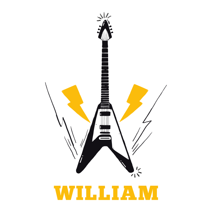Customisable poster electric guitar inspiration - TenStickers