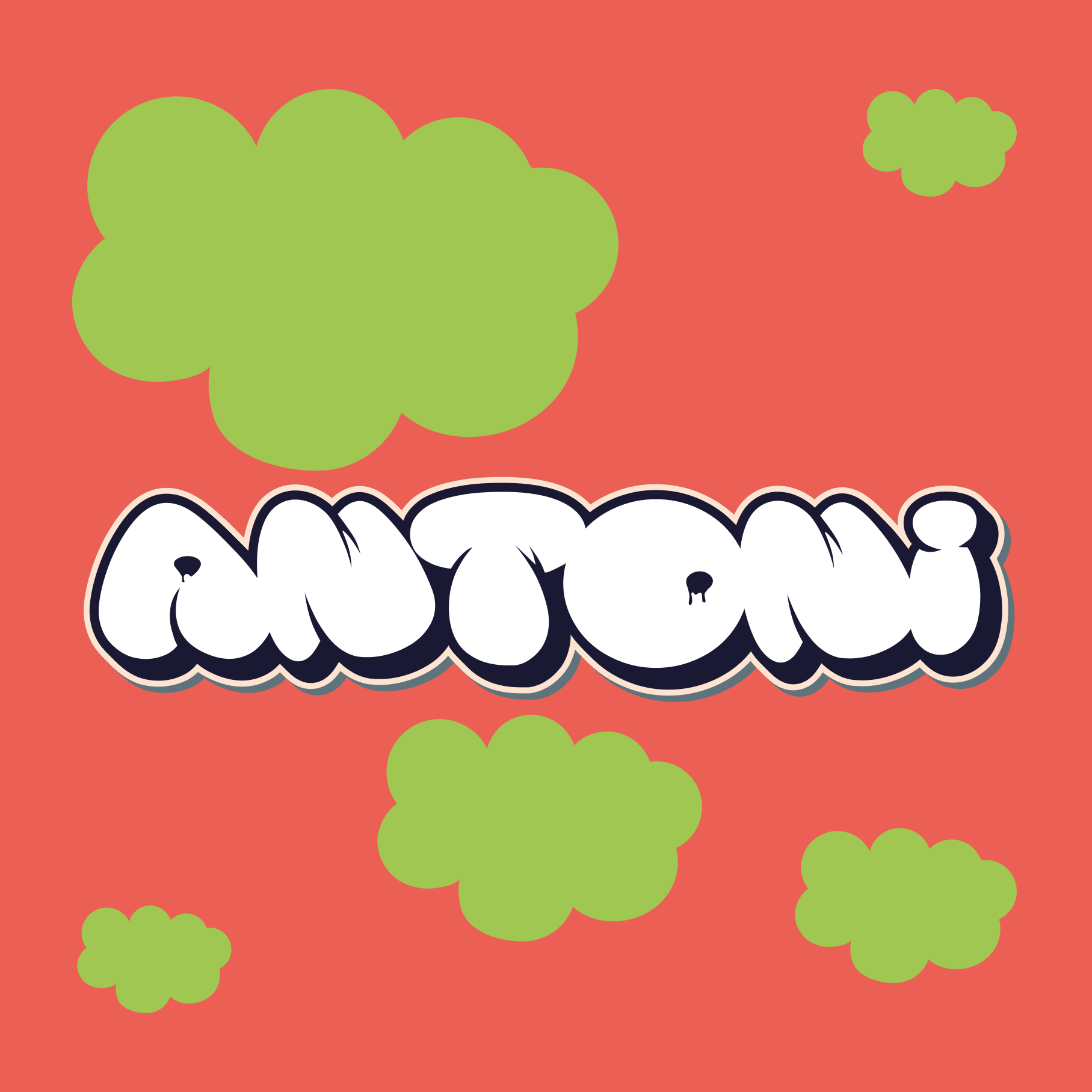 Customisable poster in a fun lettering style - TenStickers