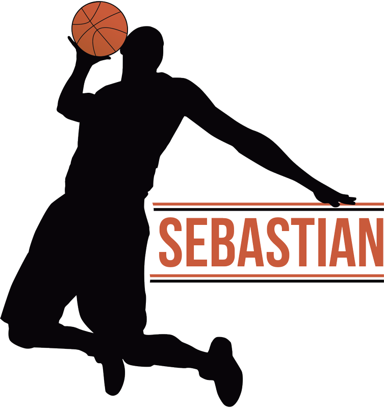Basketball poster with personalized player name - TenStickers