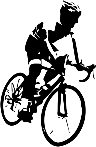 Cycling poster mountain bike vinyl decor - TenStickers