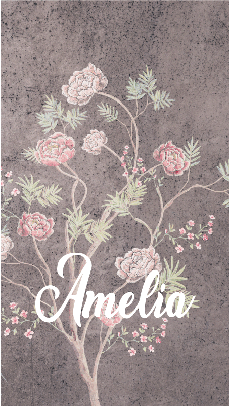 Vintage poster vintage style rose tree - TenStickers