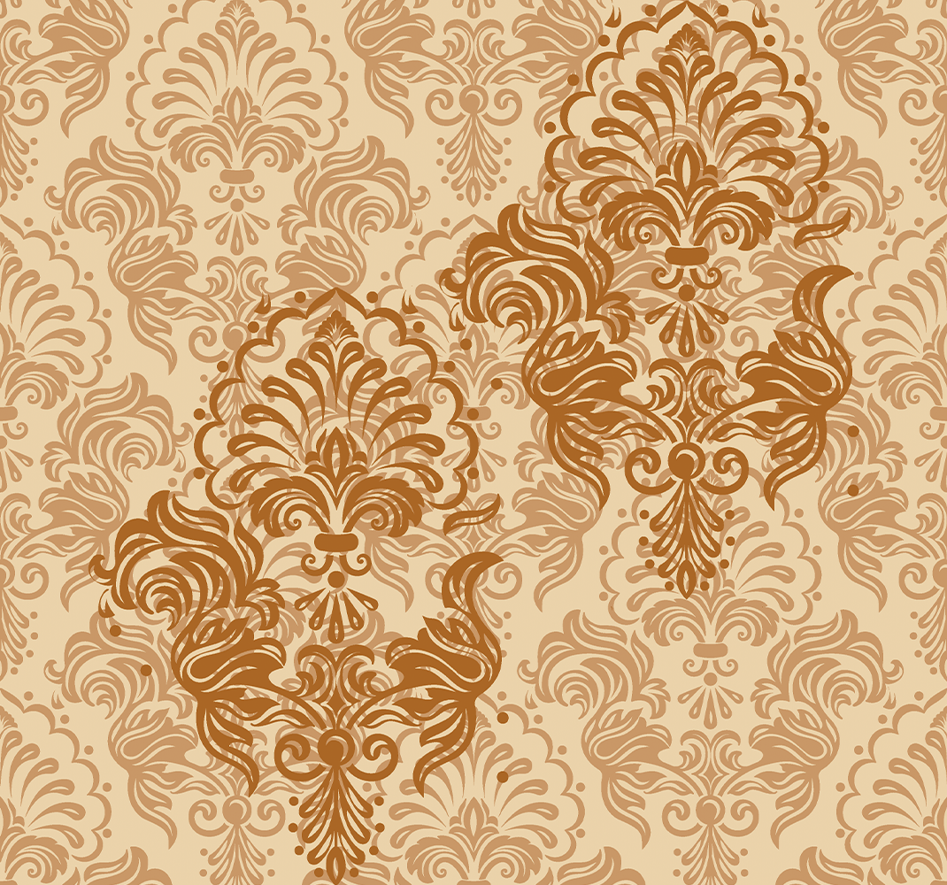 Vintage poster with warm faded colors pattern - TenStickers