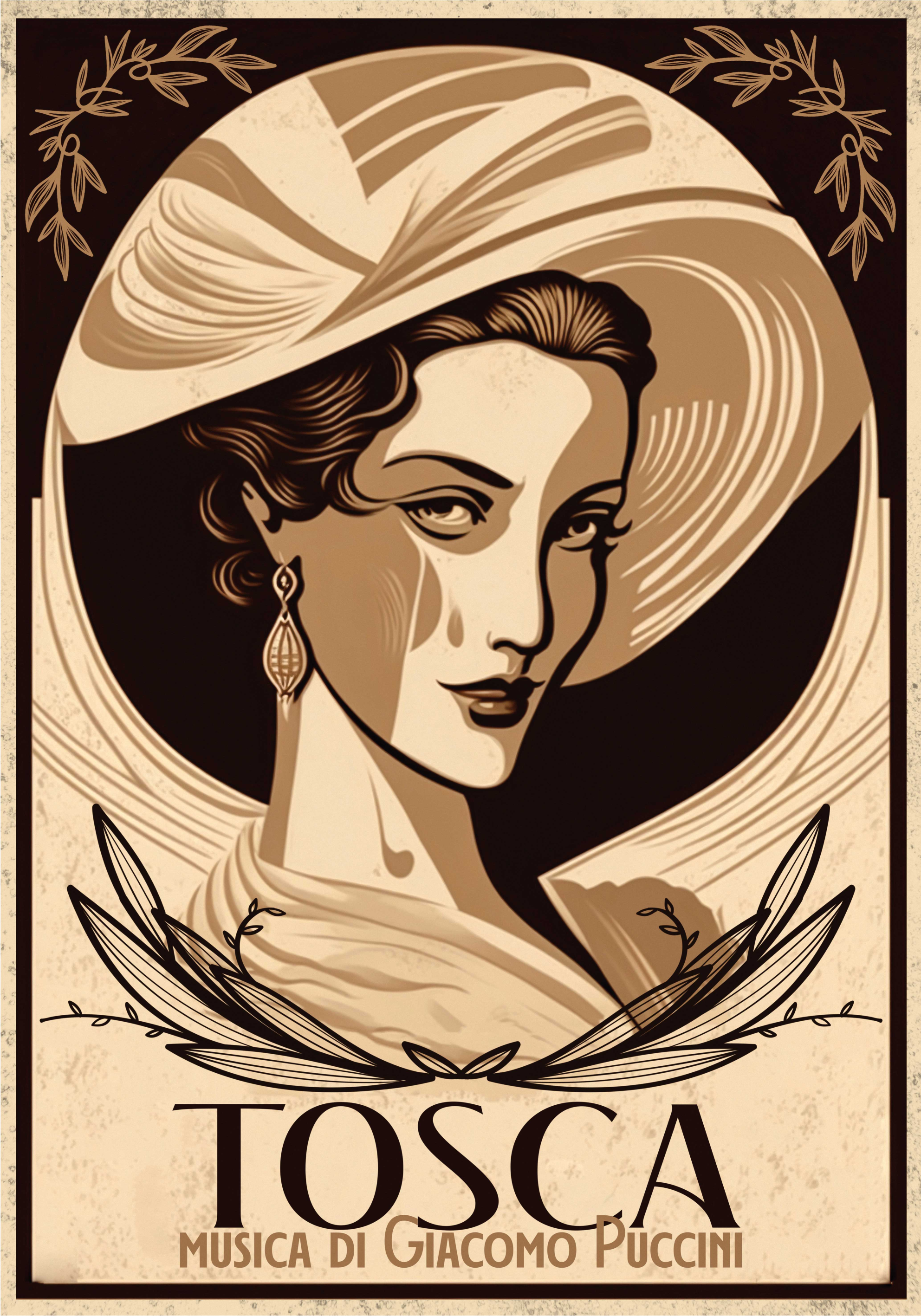 Music poster tosca opera music poster - TenStickers