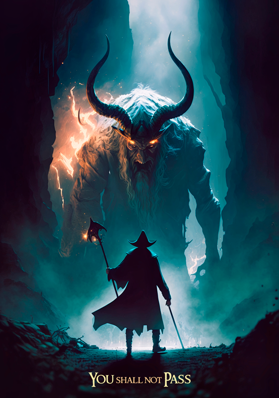 Poster for teenager you shall not pass - TenStickers