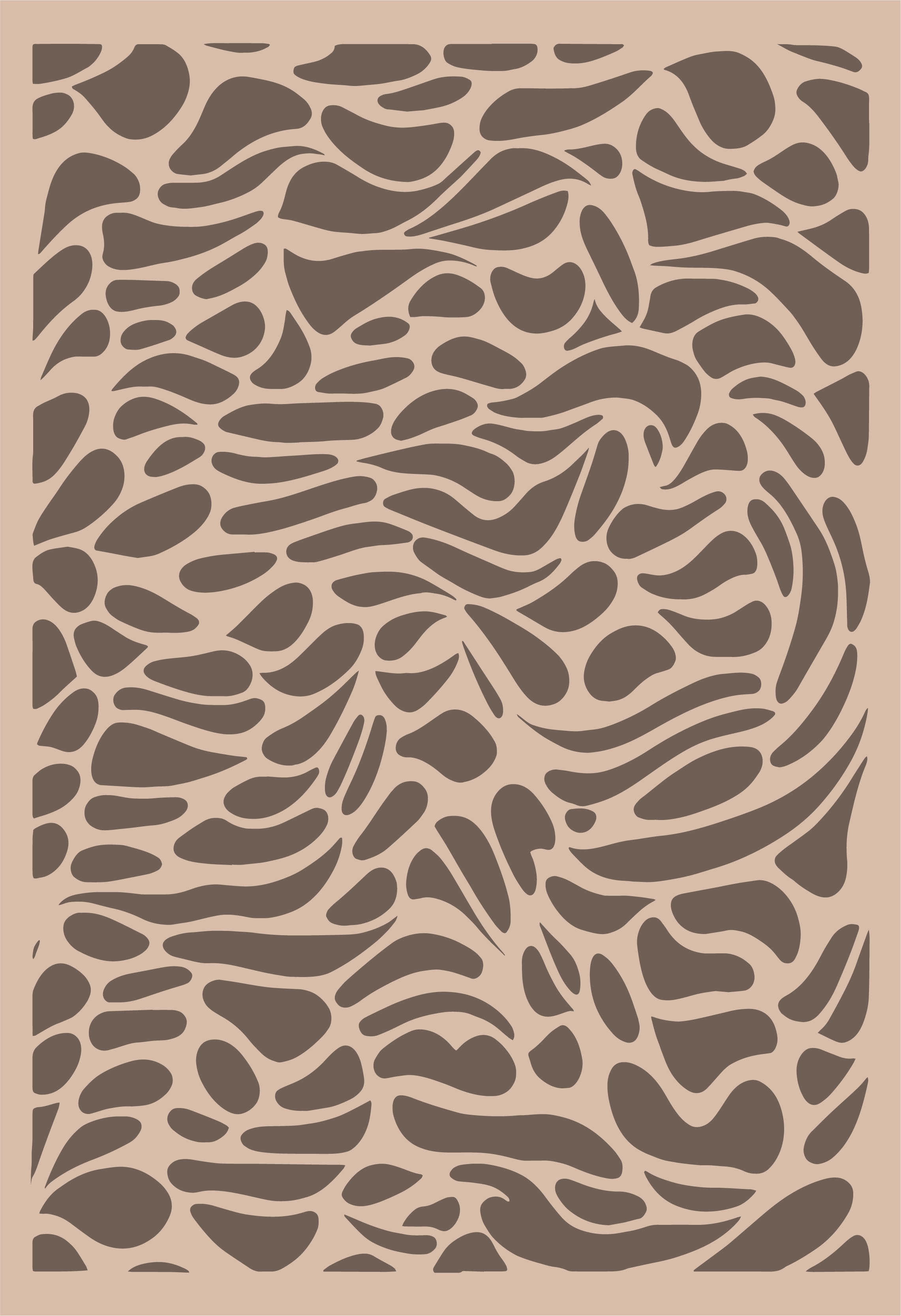 natural print scandinavian poster - TenStickers